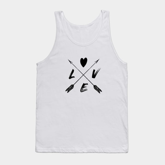 Love Arrows Tank Top by emanuelacarratoni